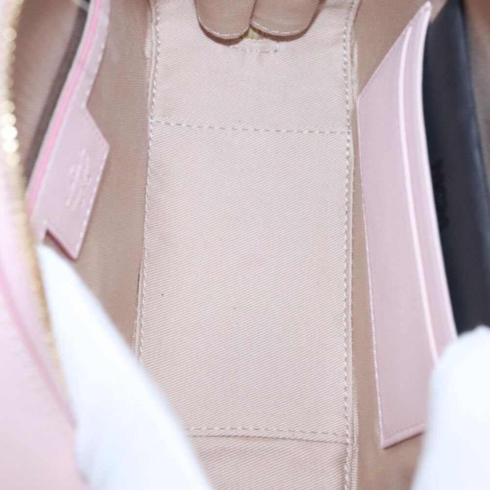 MCM Visetos Pink Canvas Handbag (Pre-Owned) - Picture 12 of 16